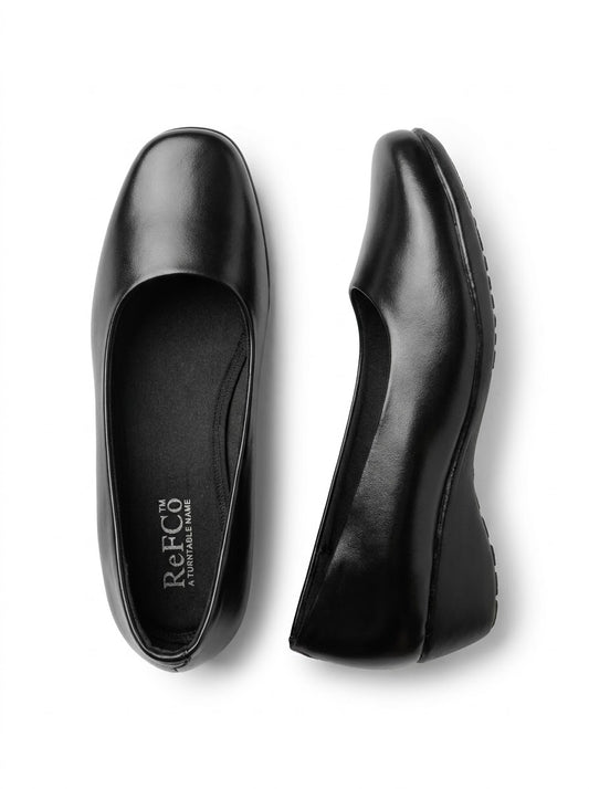 Black Low-Wedge Bellies